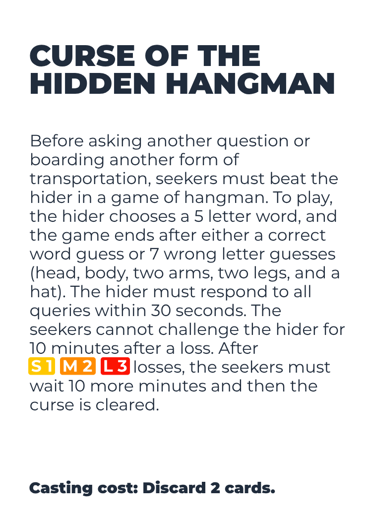 Curse of the Hidden Hangman