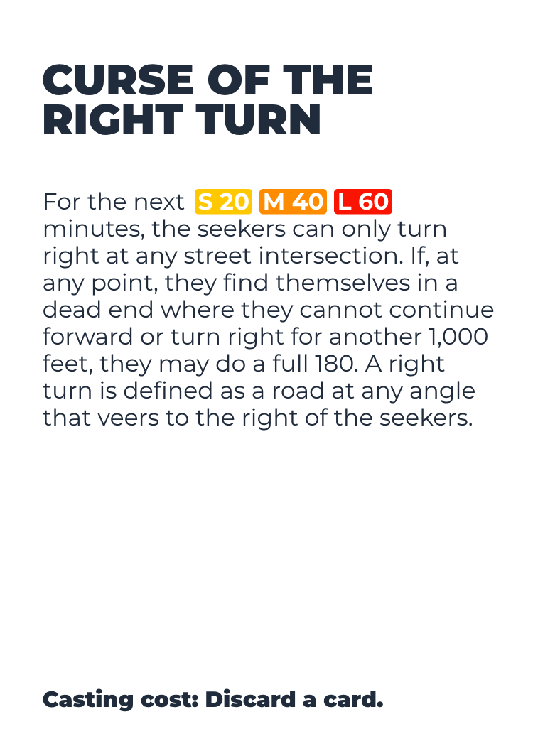 Curse of the Right Turn