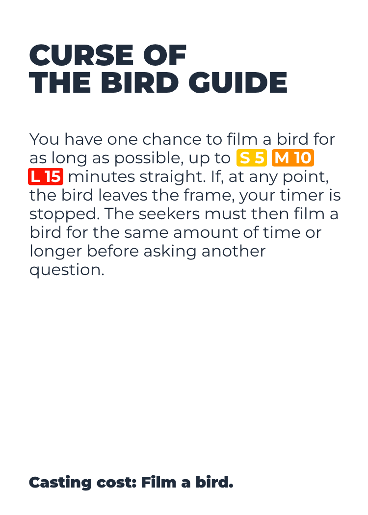 Curse of the Bird Guide
