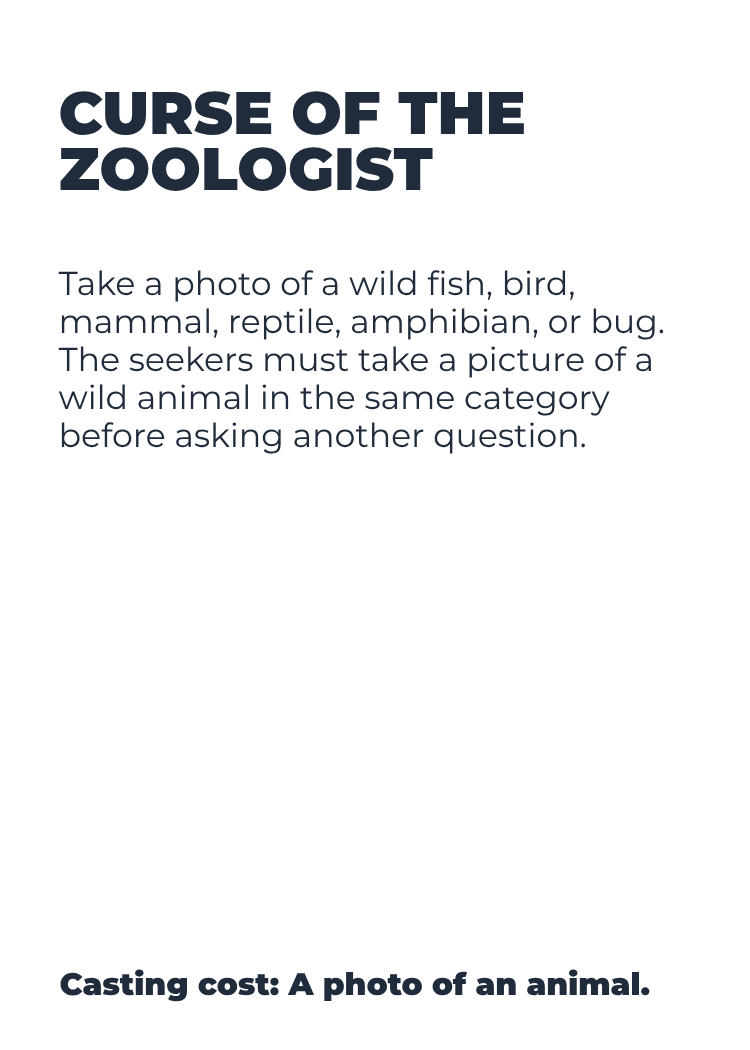 Curse of the Zoologist