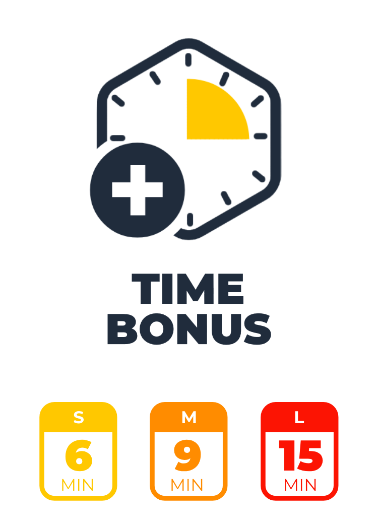 6/9/15 Minute Time Bonus